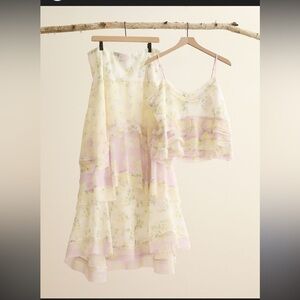 1x Arula top + skirt pastel patchwork set